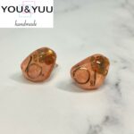 ナチュラルシックな輝き ブラウンレジンピアス / レジンピアス / L's 150