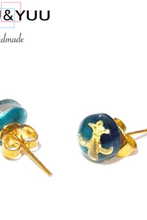 クリアグリーン / レジンピアス / L‘s 157