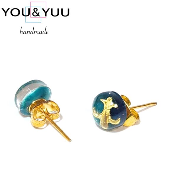 クリアグリーン / レジンピアス / L‘s 157
