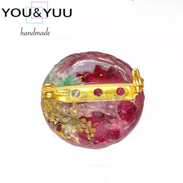 Round of Flower Vol.1 / レジンブローチ / sinobu 085 - 画像 (3)