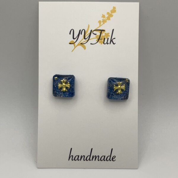 海と星の砂 / レジンピアス / L's 152 YOU & YUU Fukuoka Handmade Accessories Shop