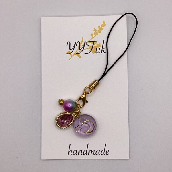 月と星の遊戯会 / レジンストラップ / L's 237 YOU & YUU Fukuoka Handmade Accessories Shop