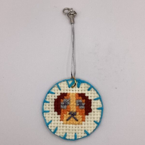 わんちゃん刺繍 / ストラップ / Tuesday 253 YOU & YUU Fukuoka Handmade Accessories Shop