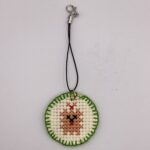 わんちゃん刺繍 / ストラップ / Tuesday 254 YOU & YUU Fukuoka Handmade Accessories Shop