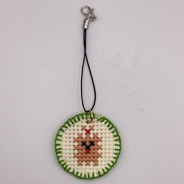 わんちゃん刺繍 / ストラップ / Tuesday 254 YOU & YUU Fukuoka Handmade Accessories Shop