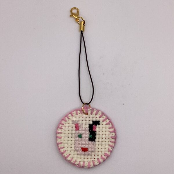 わんちゃん刺繍 / ストラップ / Tuesday 255 YOU & YUU Fukuoka Handmade Accessories Shop