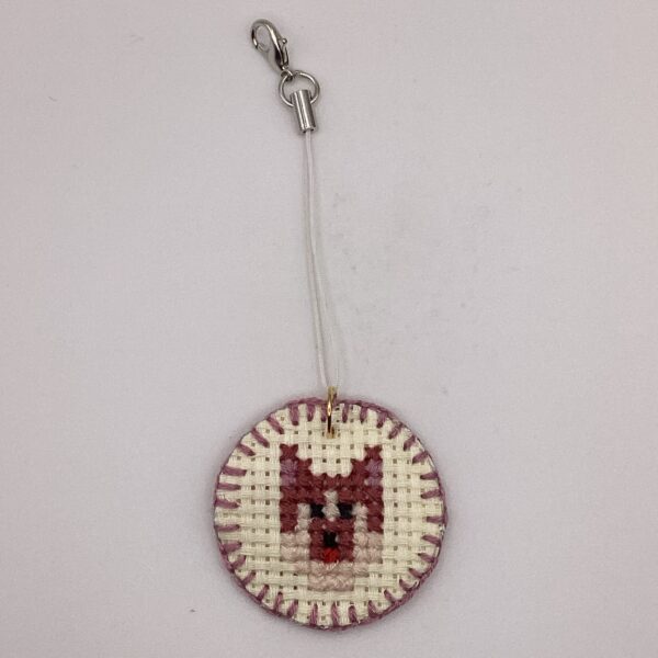 わんちゃん刺繍 / ストラップ / Tuesday 259 YOU & YUU Fukuoka Handmade Accessories Shop