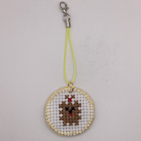 わんちゃん刺繍 / ストラップ / Tuesday 260 YOU & YUU Fukuoka Handmade Accessories Shop