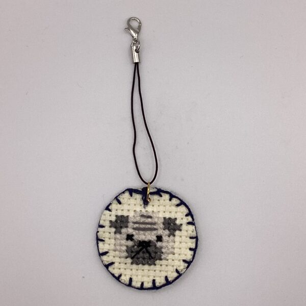 わんちゃん刺繍 / ストラップ / Tuesday 265 YOU & YUU Fukuoka Handmade Accessories Shop