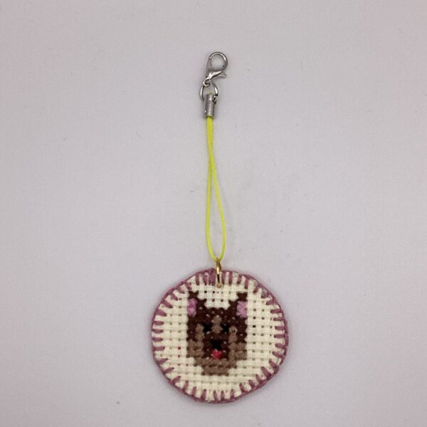 わんちゃん刺繍 / ストラップ / Tuesday 266 YOU & YUU Fukuoka Handmade Accessories Shop