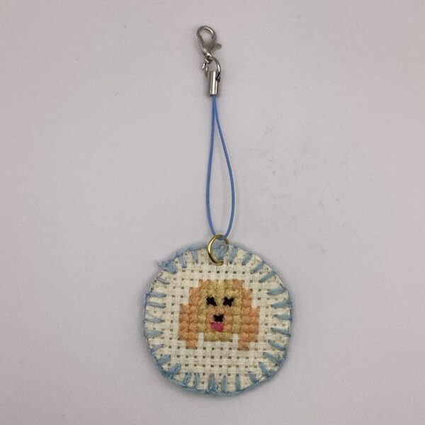 わんちゃん刺繍 / ストラップ / Tuesday 269 YOU & YUU Fukuoka Handmade Accessories Shop