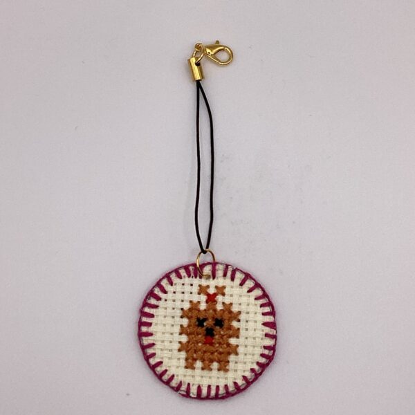わんちゃん刺繍 / ストラップ / Tuesday 271 YOU & YUU Fukuoka Handmade Accessories Shop