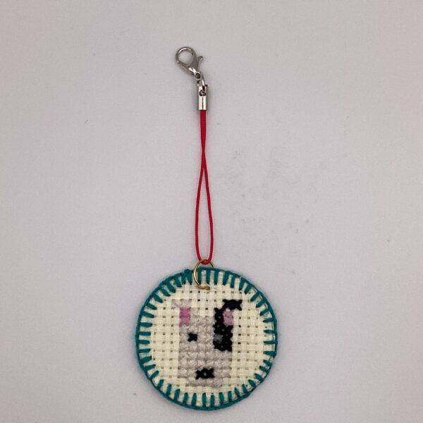 わんちゃん刺繍 / ストラップ / Tuesday 277 YOU & YUU Fukuoka Handmade Accessories Shop