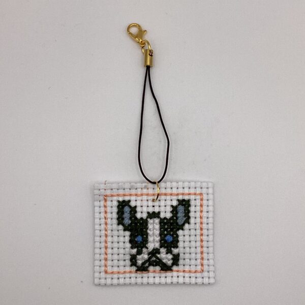 わんちゃん刺繍 / ストラップ / Tuesday 282 YOU & YUU Fukuoka Handmade Accessories Shop