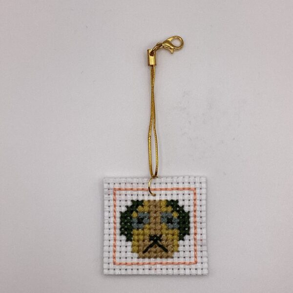 わんちゃん刺繍 / ストラップ / Tuesday 284 YOU & YUU Fukuoka Handmade Accessories Shop