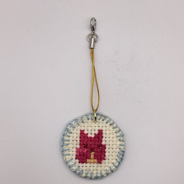 わんちゃん刺繍 / ストラップ / Tuesday 288 YOU & YUU Fukuoka Handmade Accessories Shop