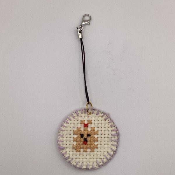 わんちゃん刺繍 / ストラップ / Tuesday 289 YOU & YUU Fukuoka Handmade Accessories Shop