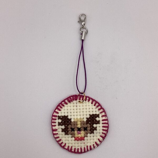 わんちゃん刺繍 / ストラップ / Tuesday 290 YOU & YUU Fukuoka Handmade Accessories Shop