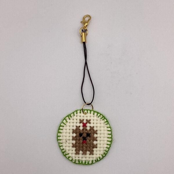 わんちゃん刺繍 / ストラップ / Tuesday 292 YOU & YUU Fukuoka Handmade Accessories Shop