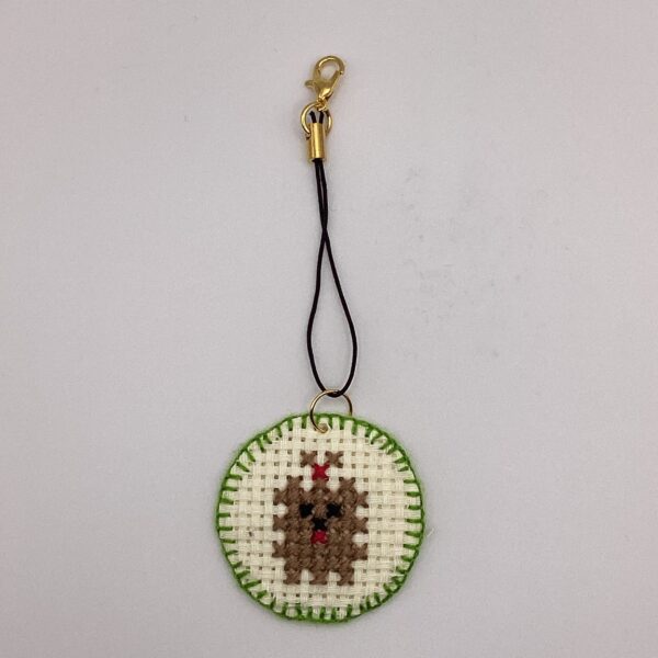 わんちゃん刺繍 / ストラップ / Tuesday 292 YOU & YUU Fukuoka Handmade Accessories Shop