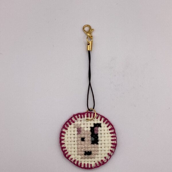 わんちゃん刺繍 / ストラップ / Tuesday 294 YOU & YUU Fukuoka Handmade Accessories Shop