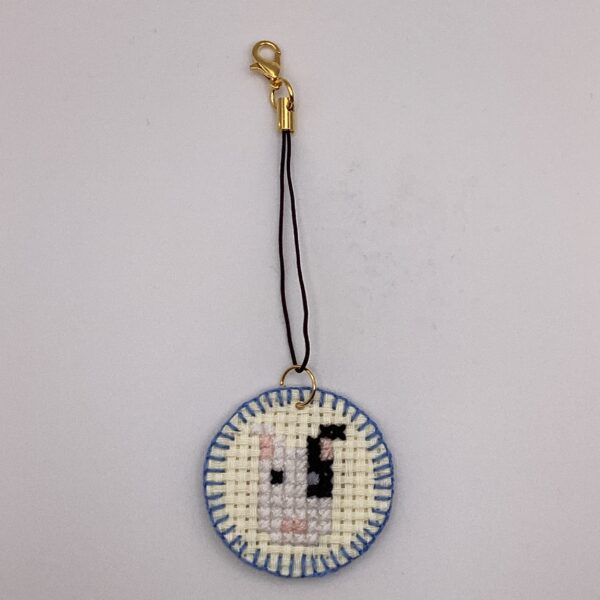 わんちゃん刺繍 / ストラップ / Tuesday 296 YOU & YUU Fukuoka Handmade Accessories Shop