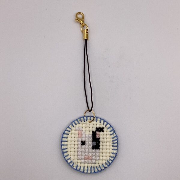 わんちゃん刺繍 / ストラップ / Tuesday 296 YOU & YUU Fukuoka Handmade Accessories Shop