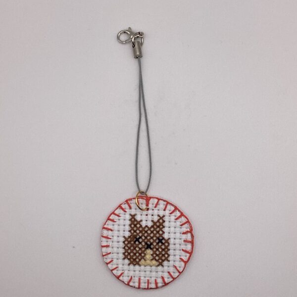 わんちゃん刺繍 / ストラップ / Tuesday 302 YOU & YUU Fukuoka Handmade Accessories Shop