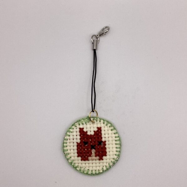 わんちゃん刺繍 / ストラップ / Tuesday 303 YOU & YUU Fukuoka Handmade Accessories Shop