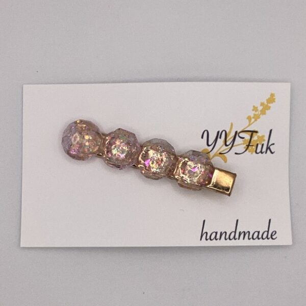 Shine -Kawaii Jewel!?- / レジンヘアクリップ / Meipuru 009 YOU & YUU Fukuoka Handmade Accessories Shop