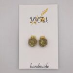 Tibouchina -夕暮れの窓辺- / レジンイヤリング / Meipuru 026 YOU & YUU Fukuoka Handmade Accessories Shop