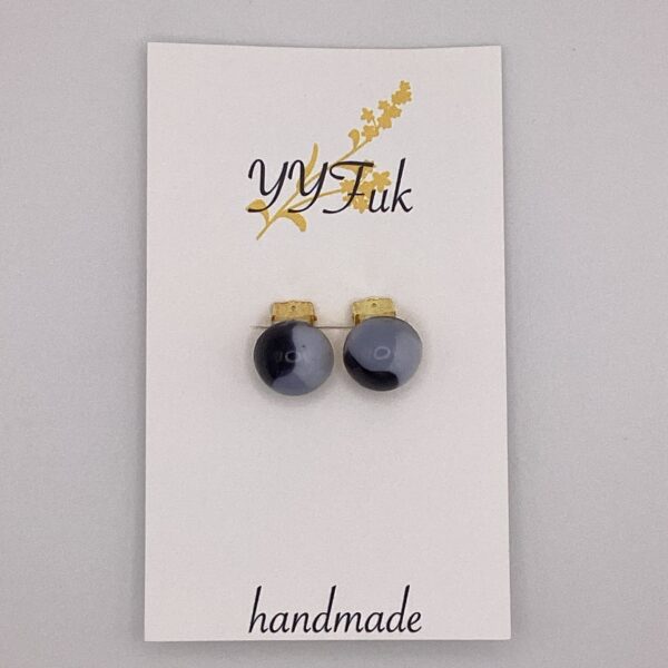 Viola -影差す太陽- / レジンイヤリング / Meipuru 027 YOU & YUU Fukuoka Handmade Accessories Shop