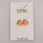 Nasturtium -陽光の記憶- / レジンイヤリング / Meipuru 033 YOU & YUU Fukuoka Handmade Accessories Shop
