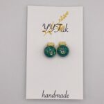 Bupleurum -新緑に染まる靴箱- / レジンイヤリング / Meipuru 035 YOU & YUU Fukuoka Handmade Accessories Shop