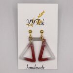 China aster -色褪せぬ空- / レジンイヤリング / Meipuru 040 YOU & YUU Fukuoka Handmade Accessories Shop