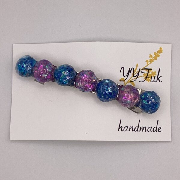 Pastel -愛らしさと落ち着き- / レジンバレッタ / Meipuru 043 YOU & YUU Fukuoka Handmade Accessories Shop