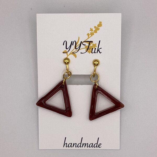 Dahlia -香り届けるショコラ- / レジンイヤリング / Meipuru48 YOU & YUU Fukuoka Handmade Accessories Shop