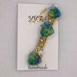 Heart of Blue / レジンバレッタ / sinobu 242 YOU & YUU Fukuoka Handmade Accessories Shop