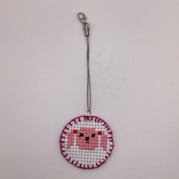 わんちゃん刺繍 / ストラップ / Tuesday 309 YOU & YUU Fukuoka Handmade Accessories Shop