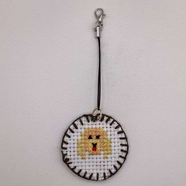 わんちゃん刺繍 / ストラップ / Tuesday 310 YOU & YUU Fukuoka Handmade Accessories Shop