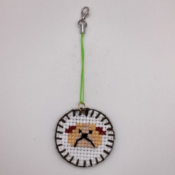 わんちゃん刺繍 / ストラップ / Tuesday 311 YOU & YUU Fukuoka Handmade Accessories Shop