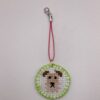 わんちゃん刺繍 / ストラップ / Tuesday 312 YOU & YUU Fukuoka Handmade Accessories Shop