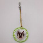 わんちゃん刺繍 / ストラップ / Tuesday 317 YOU & YUU Fukuoka Handmade Accessories Shop