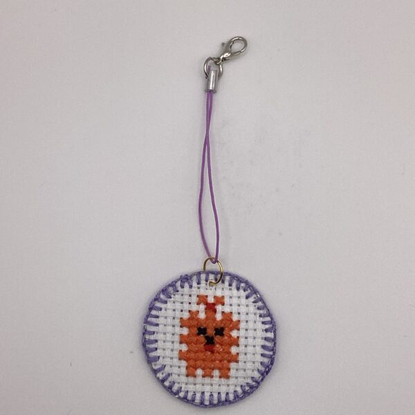 わんちゃん刺繍 / ストラップ / Tuesday 321 YOU & YUU Fukuoka Handmade Accessories Shop
