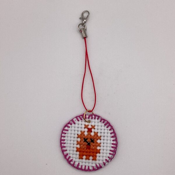 わんちゃん刺繍 / ストラップ / Tuesday 323 YOU & YUU Fukuoka Handmade Accessories Shop