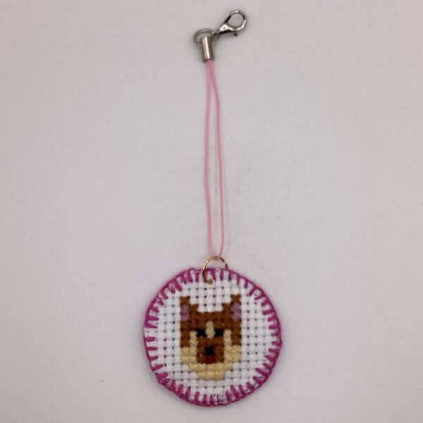 わんちゃん刺繍 / ストラップ / Tuesday 324 YOU & YUU Fukuoka Handmade Accessories Shop