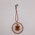 わんちゃん刺繍 / ストラップ / Tuesday 325 YOU & YUU Fukuoka Handmade Accessories Shop