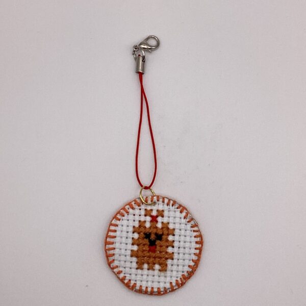 わんちゃん刺繍 / ストラップ / Tuesday 325 YOU & YUU Fukuoka Handmade Accessories Shop