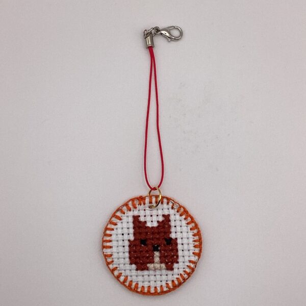 わんちゃん刺繍 / ストラップ / Tuesday 326 YOU & YUU Fukuoka Handmade Accessories Shop