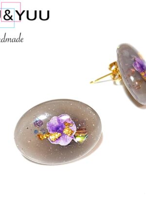 華やぎグレー / ピアス / L's 021